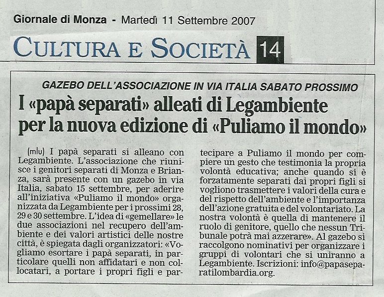 giornali di monza