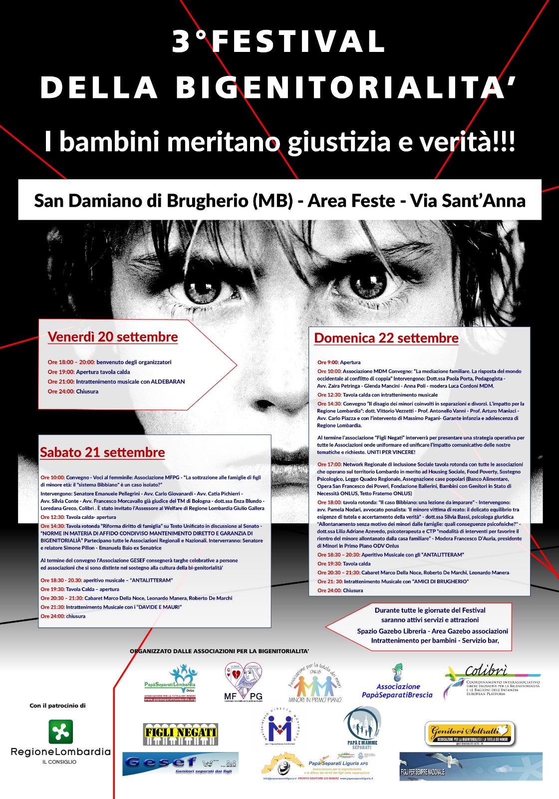 3° FESTIVAL DELLA BIGENITORIALITA'